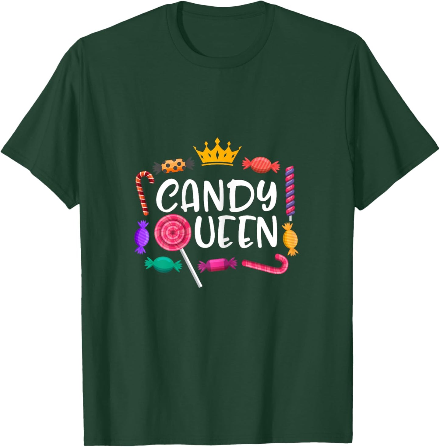 Candy Queen Halloween Lollipop Sweet Lover T-Shirt - T-Shirt | Forest