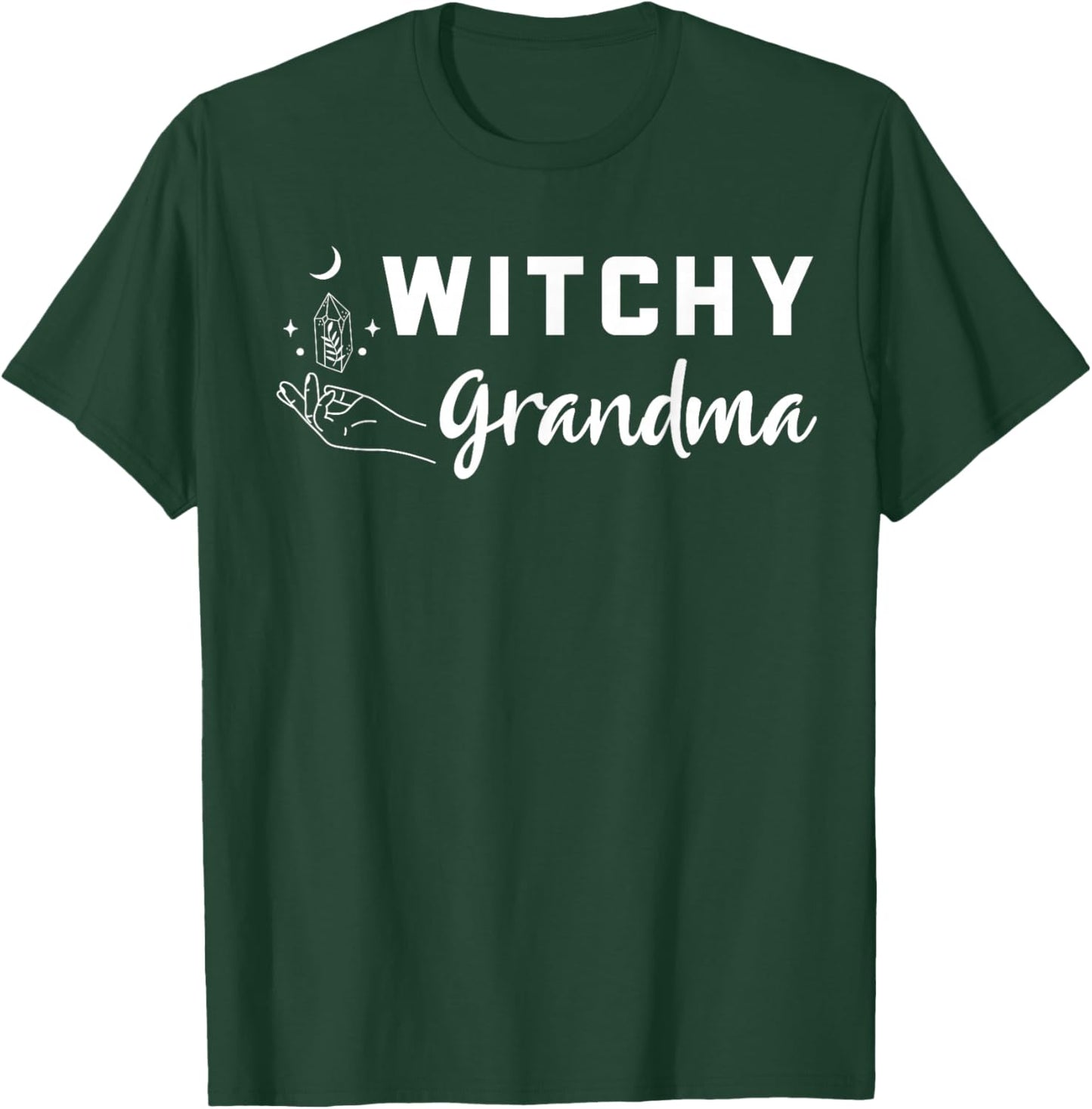 Witchy Grandma Funny Witch Halloween T-Shirt - T-Shirt | Forest