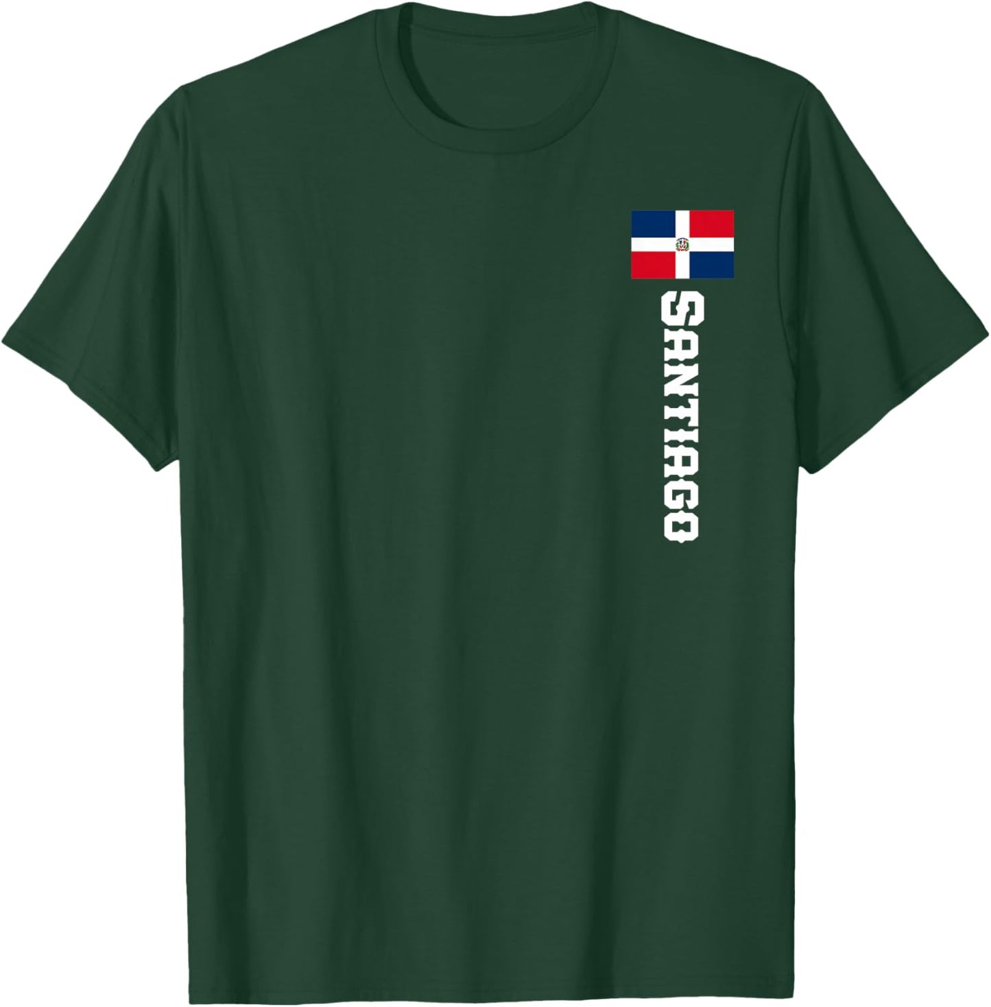 Santiago Last Name Dominican Republic Shirt Women T-Shirt - T-Shirt | Forest