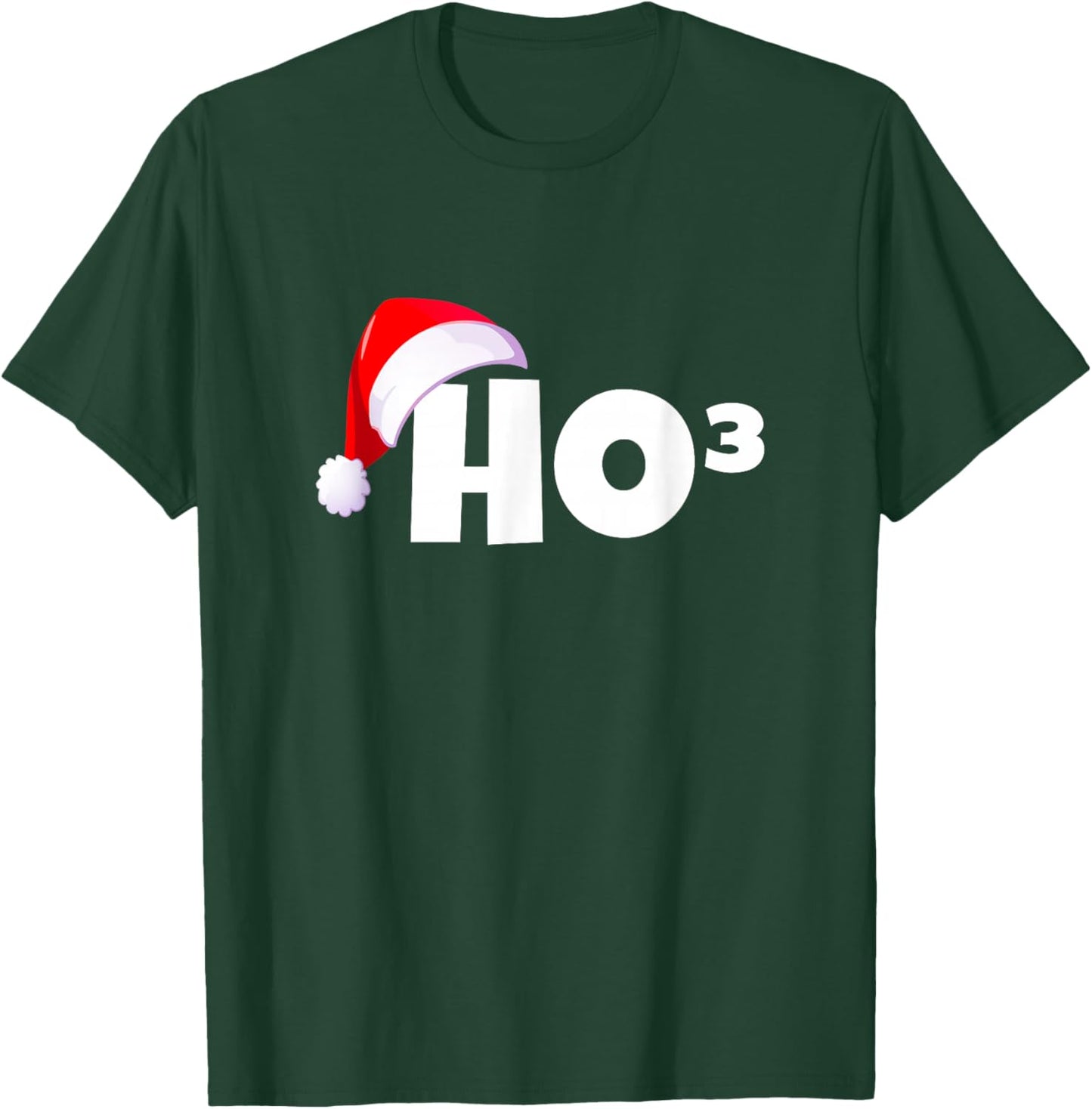 Christmas Santa HoHoHo Math & Physics Joke | Boys & T-Shirt - T-Shirt | Forest