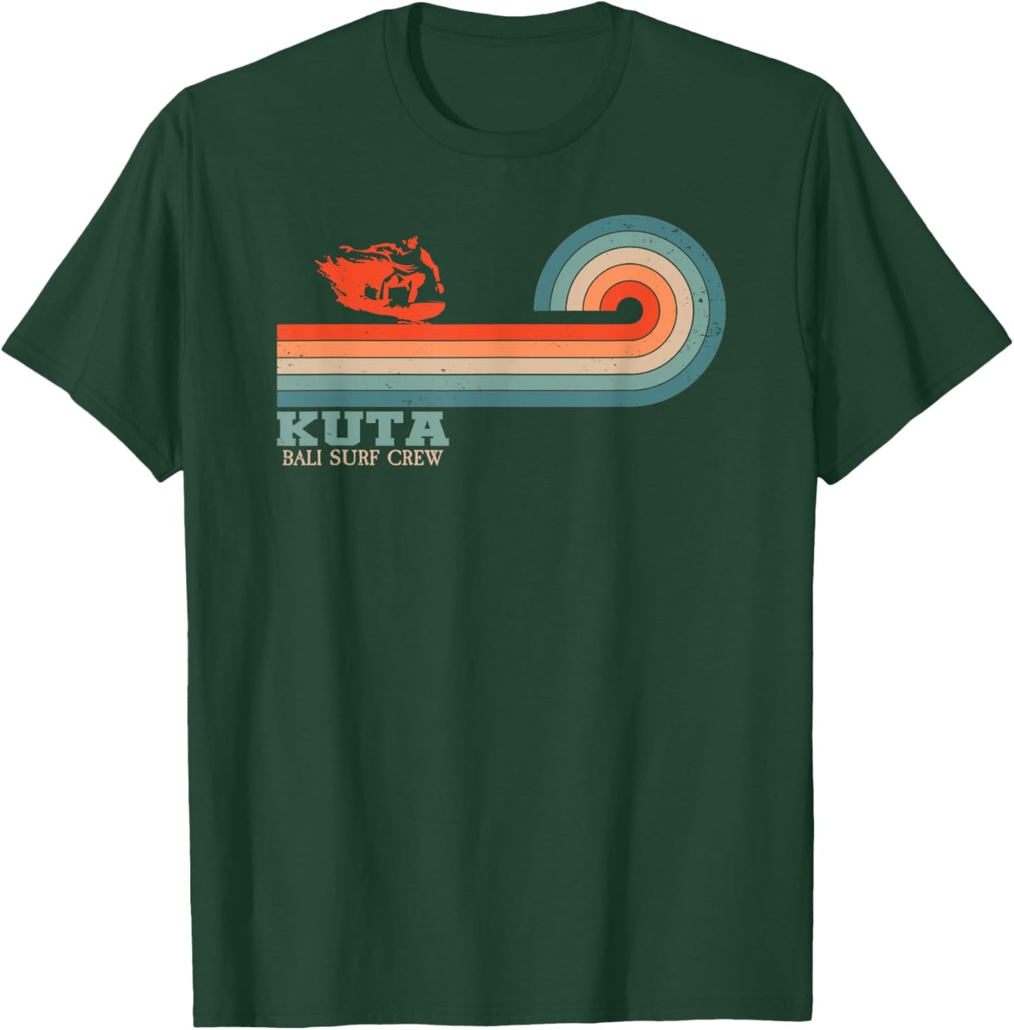 Bali Surfer I Indonesia Surfing I Bali Surf Crew I Kuta Surf Men Women T-Shirt - T-Shirt | Forest