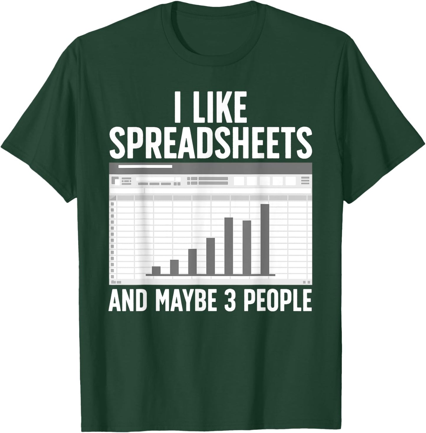 Cool Accountant Women Tax Accounting Spreadsheet CPA T-Shirt - T-Shirt | Forest