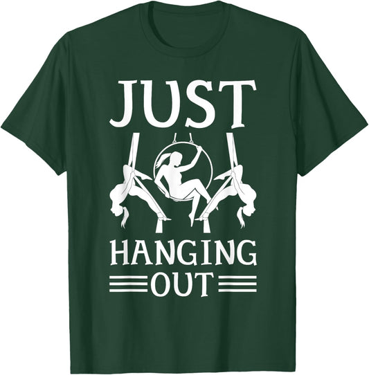 Aerialist Clothing Aerial Yoga Beginner Aerial Silks Dancer T-Shirt - T-Shirt | Forest