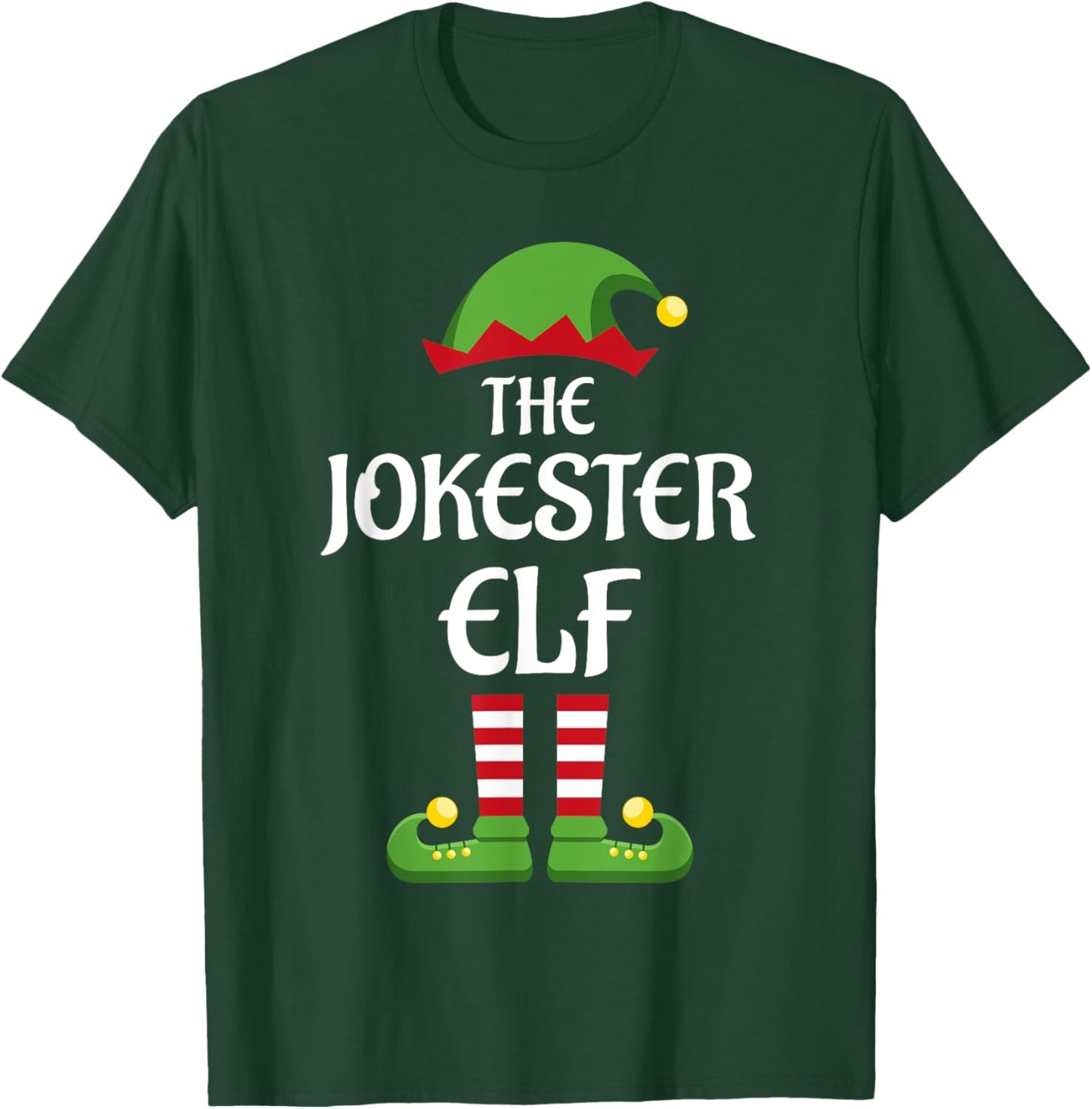Jokester Elf Family Matching Group Christmas T-Shirt - T-Shirt | Forest