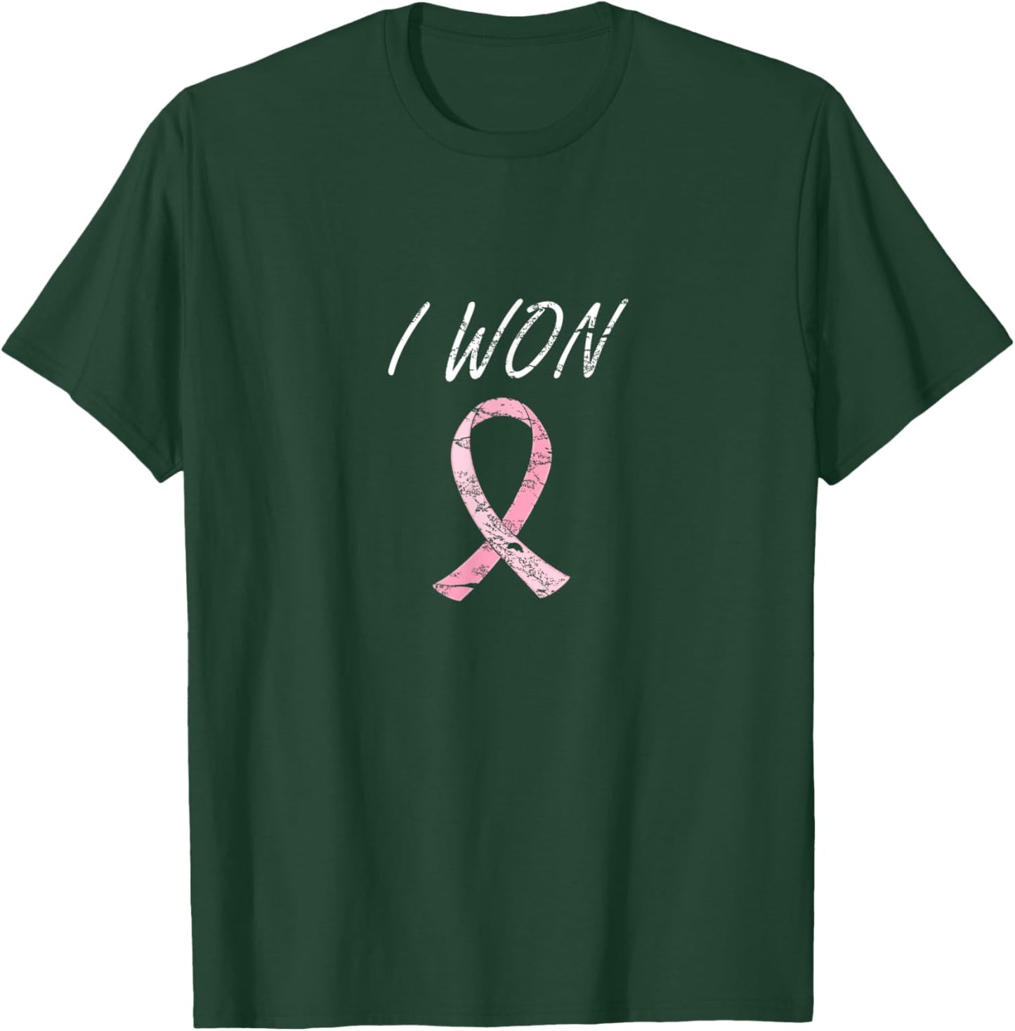 Survivor Breast Cancer Awareness Cancer Winner T-Shirt - T-Shirt | Forest
