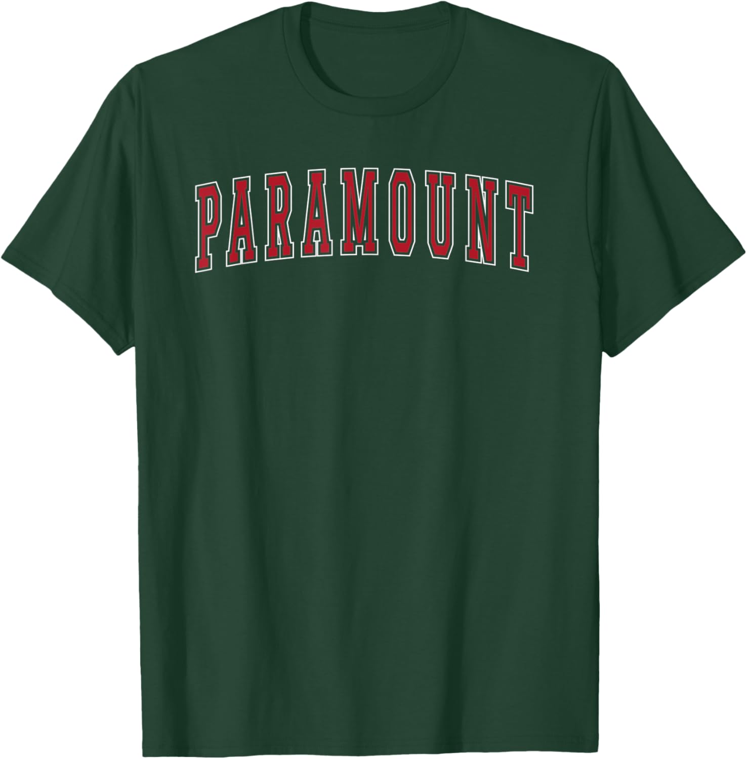 Paramount California Souvenir Vacation College Style Red T-Shirt - T-Shirt | Forest