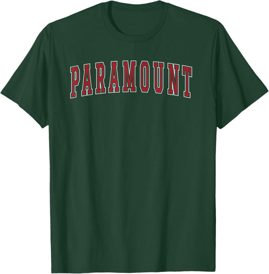 Paramount California Souvenir Vacation College Style Red T-Shirt - T-Shirt | Forest