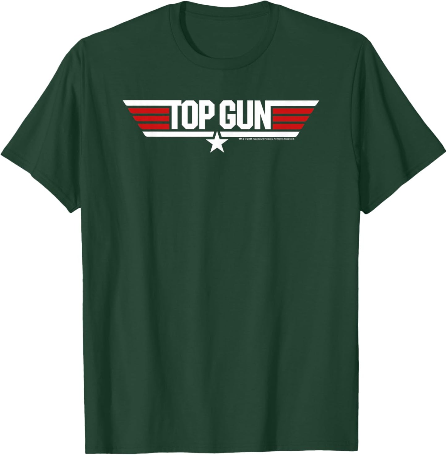 Top Gun White Classic Logo T-Shirt - T-Shirt | Forest