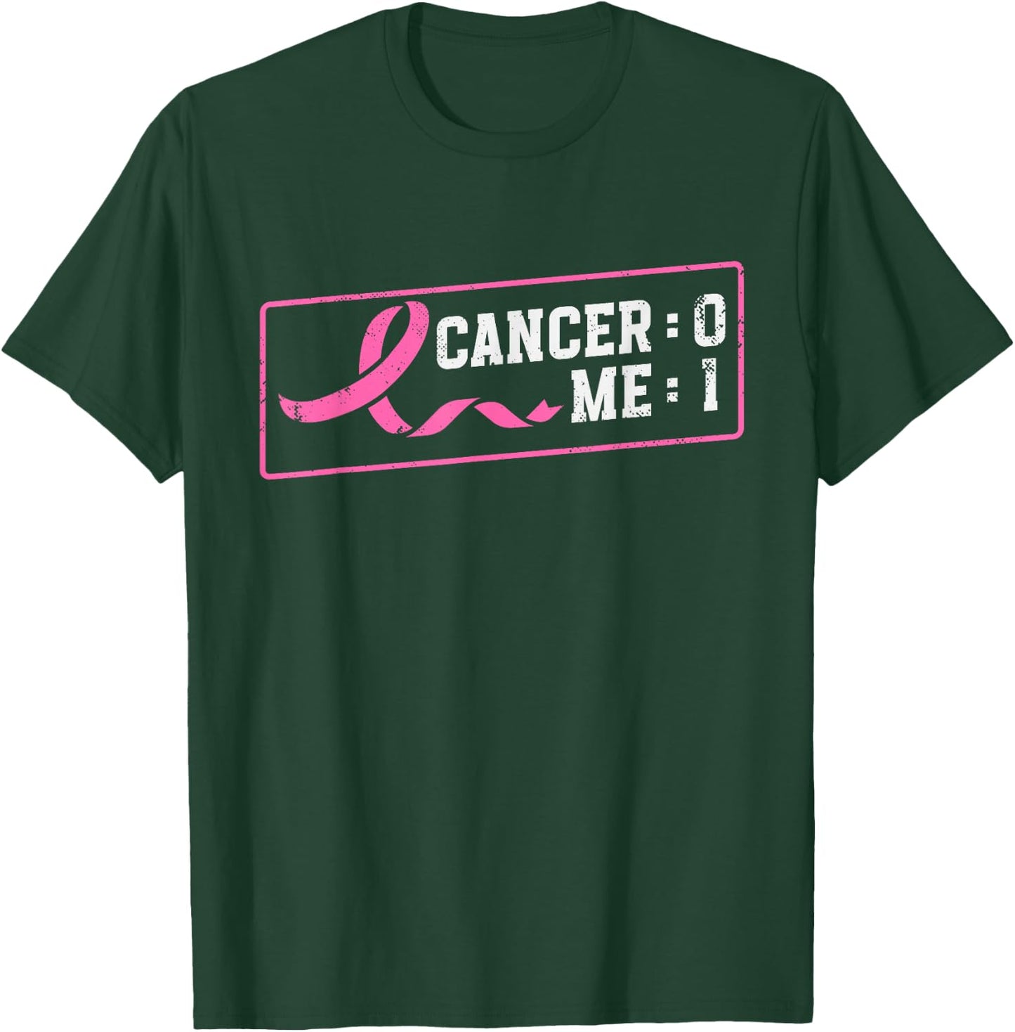 Cancer Me Win | Breast Cancer Awareness | Cancer Survivor T-Shirt - T-Shirt | Forest
