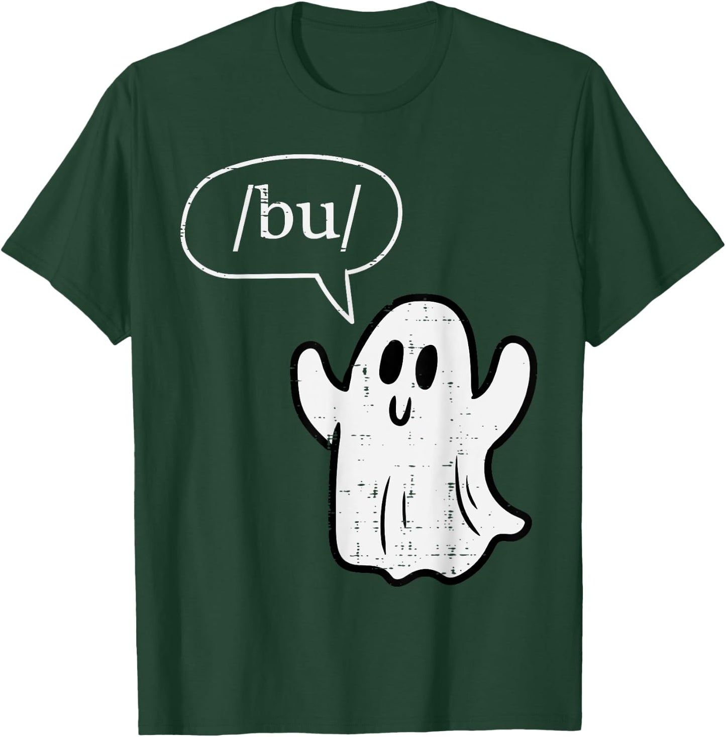 Halloween Speech Therapy Ghost Bu Boo SLP Costume Men Women T-Shirt - T-Shirt | Forest