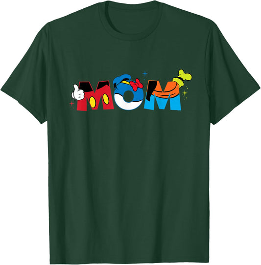 Disney Mickey Mouse and Friends Mom Mother’s Day Birthday T-Shirt - T-Shirt | Forest