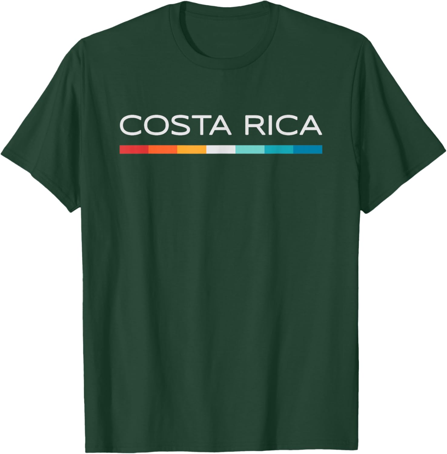 Costa Rica Retro Design T-Shirt - T-Shirt | Forest