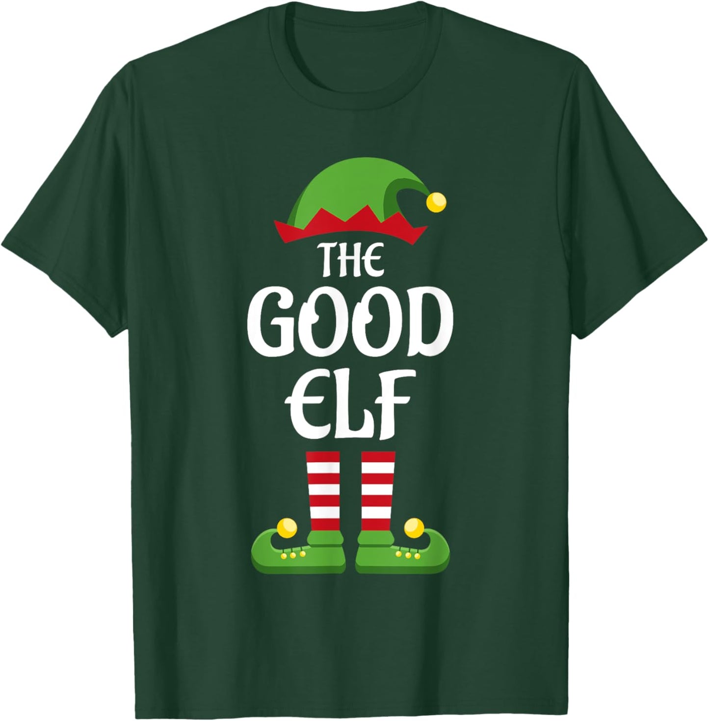 Good Elf Family Matching Group Christmas T-Shirt - T-Shirt | Forest