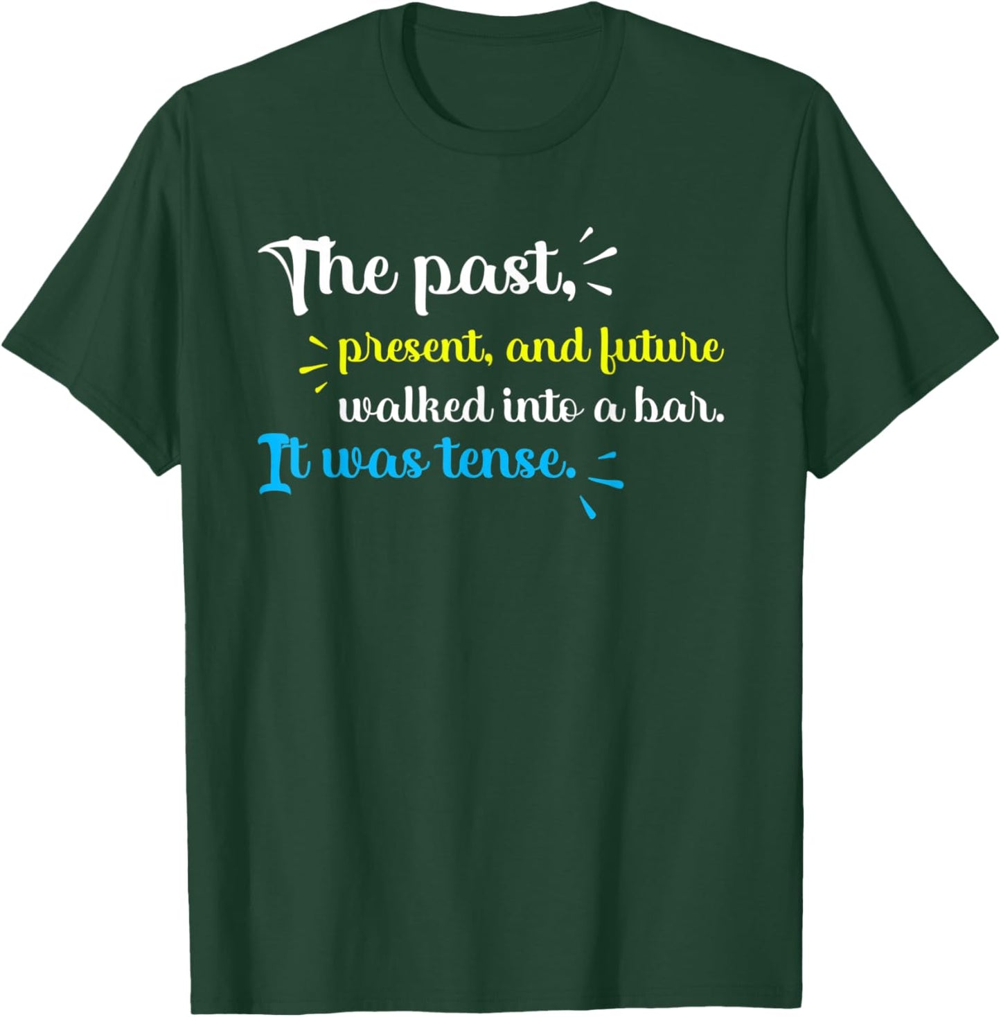 Funny Grammar Jokes Teacher T-Shirt - T-Shirt | Forest