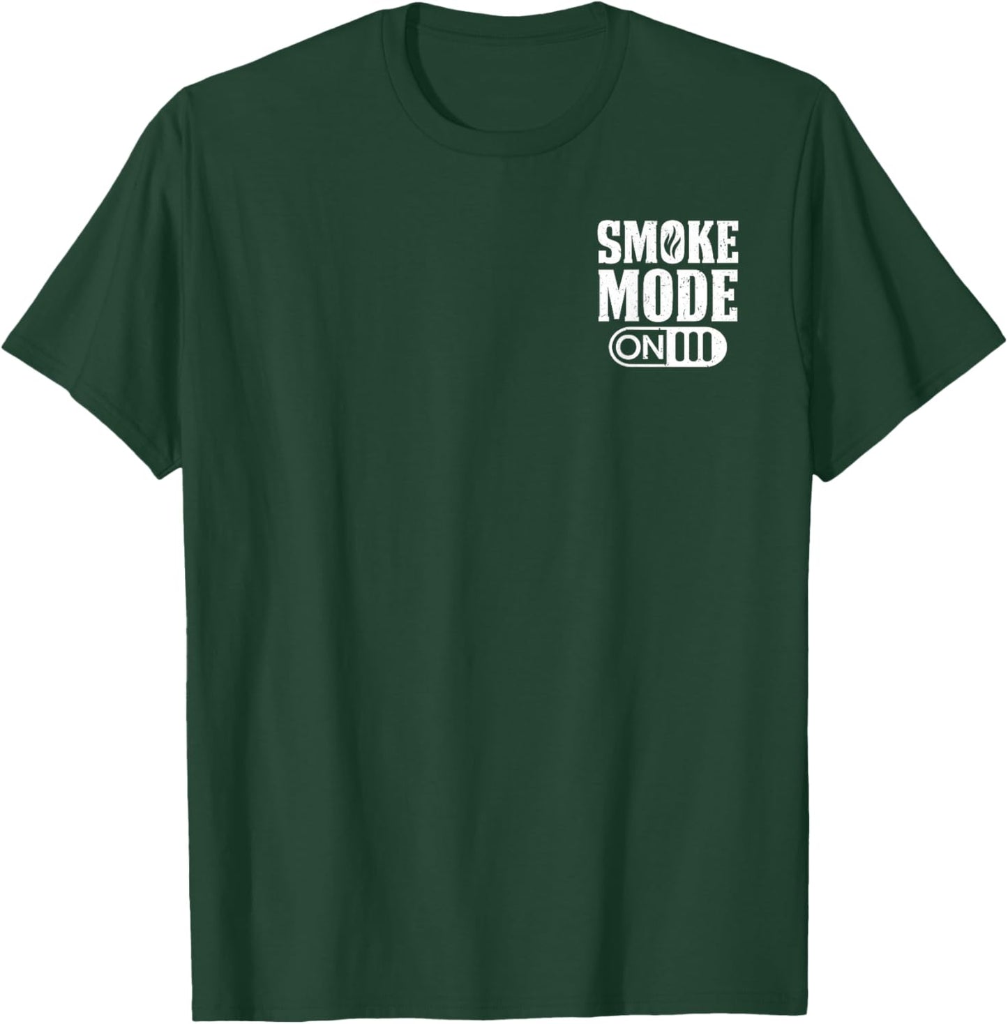 BBQ Smoker Smoke Mode On Pocket T-Shirt - T-Shirt | Forest