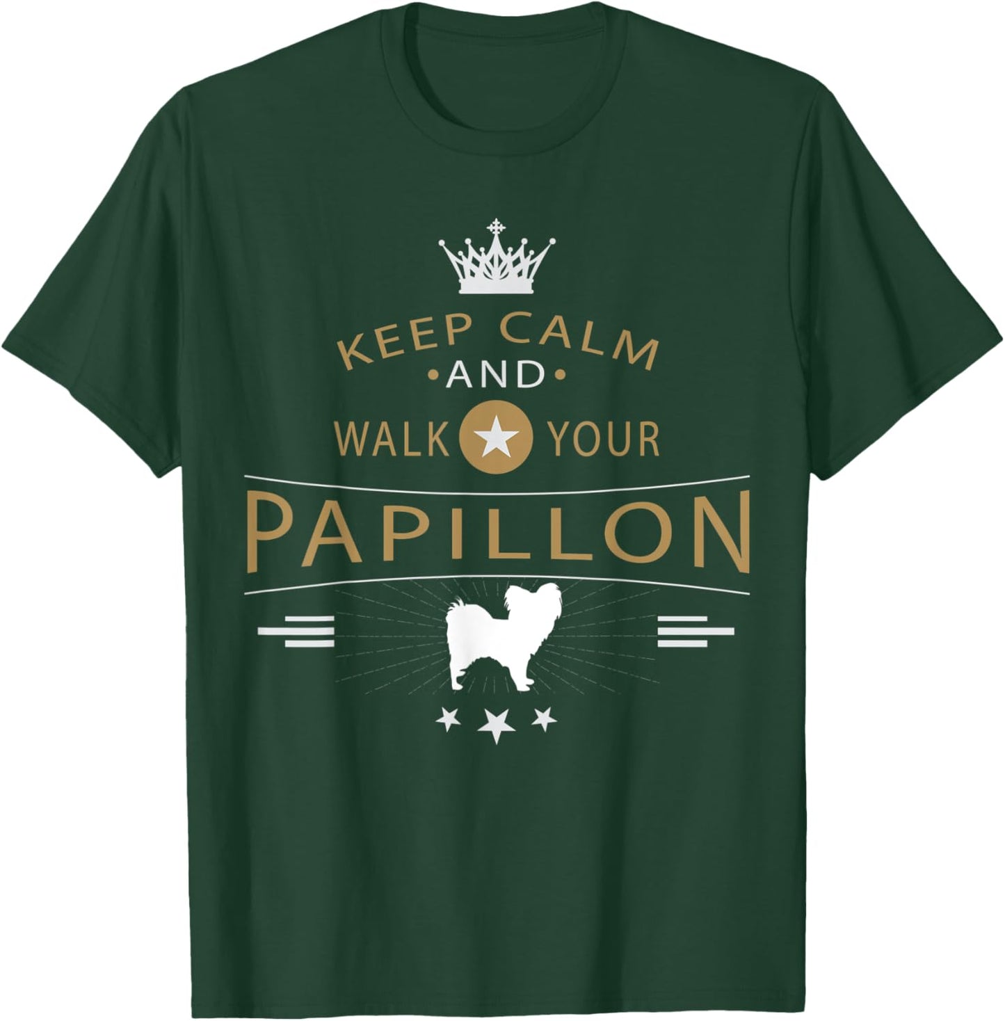 Papillon Dog Breed T-Shirt - T-Shirt | Forest