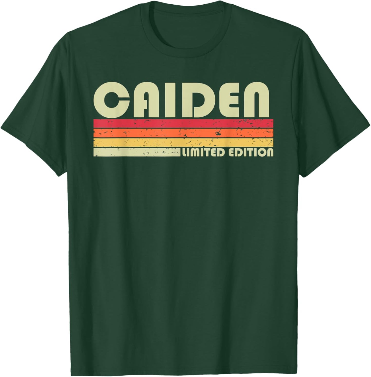 CAIDEN Gift Name Personalized Funny Retro Vintage Birthday T-Shirt - T-Shirt | Forest