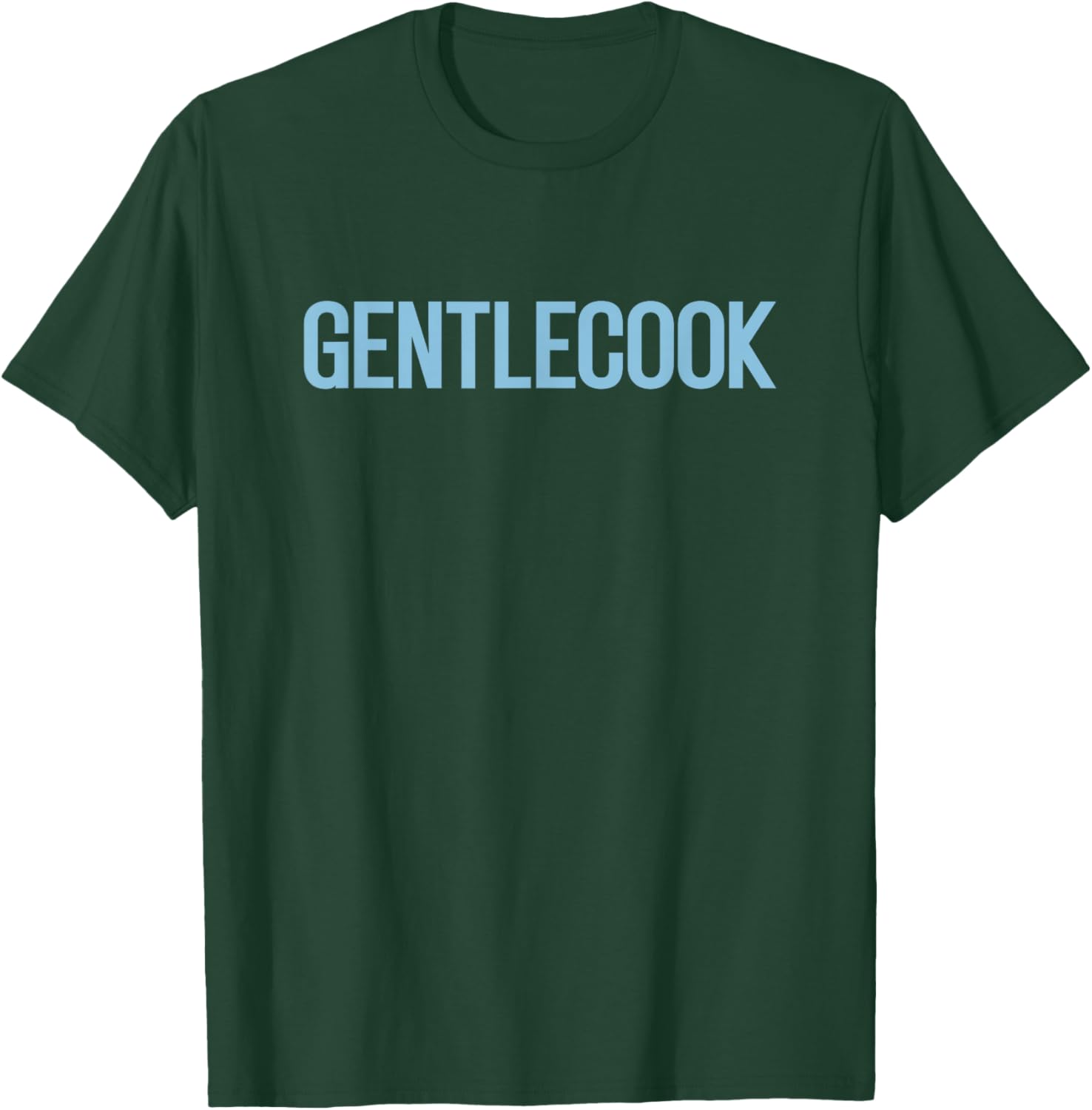 Gentlecook Men's Black Cotton Polyester Modern Classic T-Shirt - T-Shirt | Forest