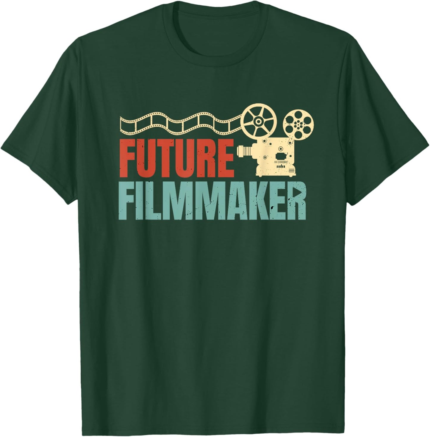 Future Filmmaker Film Editor Filmmaking Cinematographer T-Shirt - T-Shirt | Forest