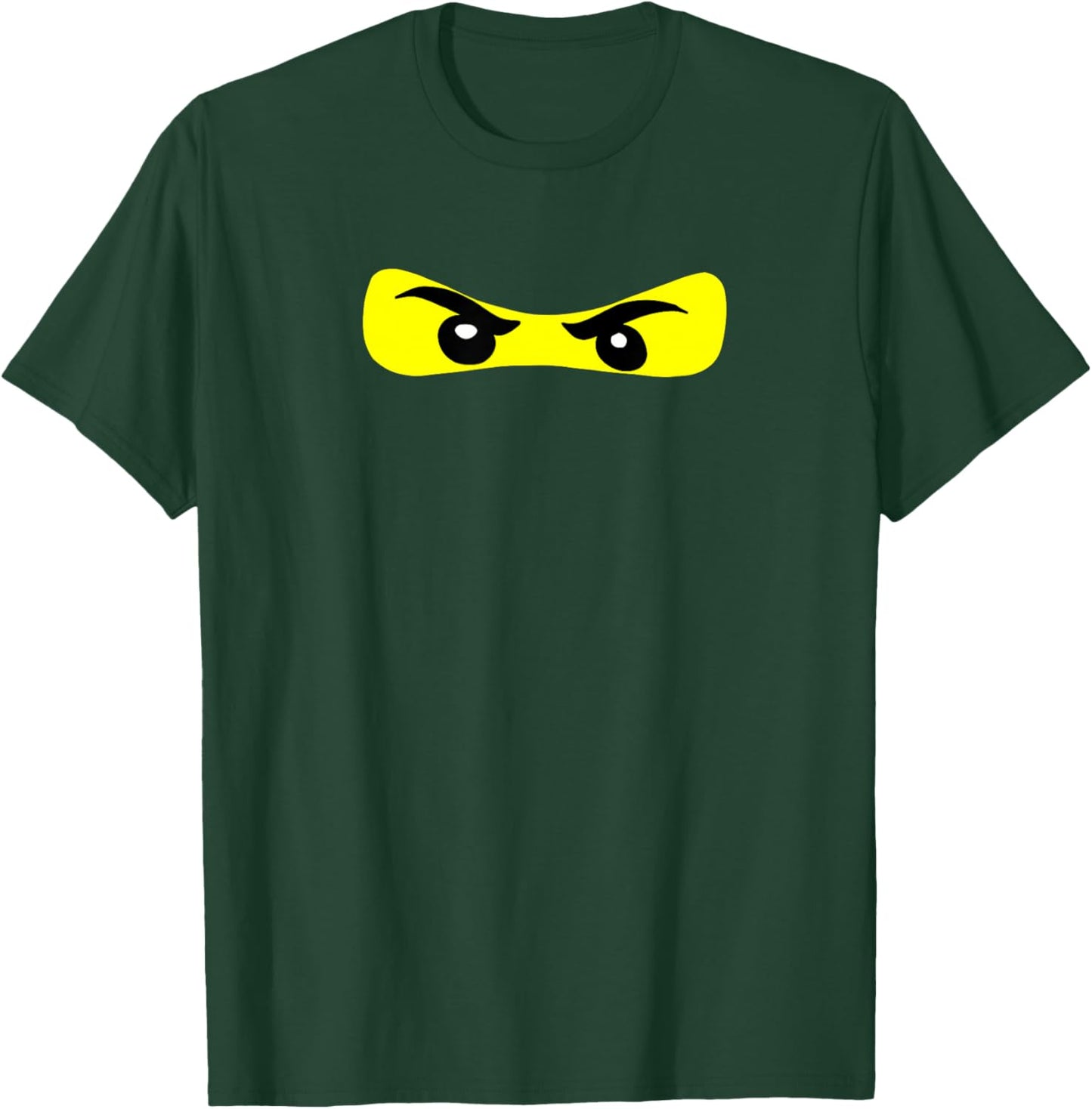 Ninja Eyes Funny Halloween Ninja Costume Small T-Shirt - T-Shirt | Forest