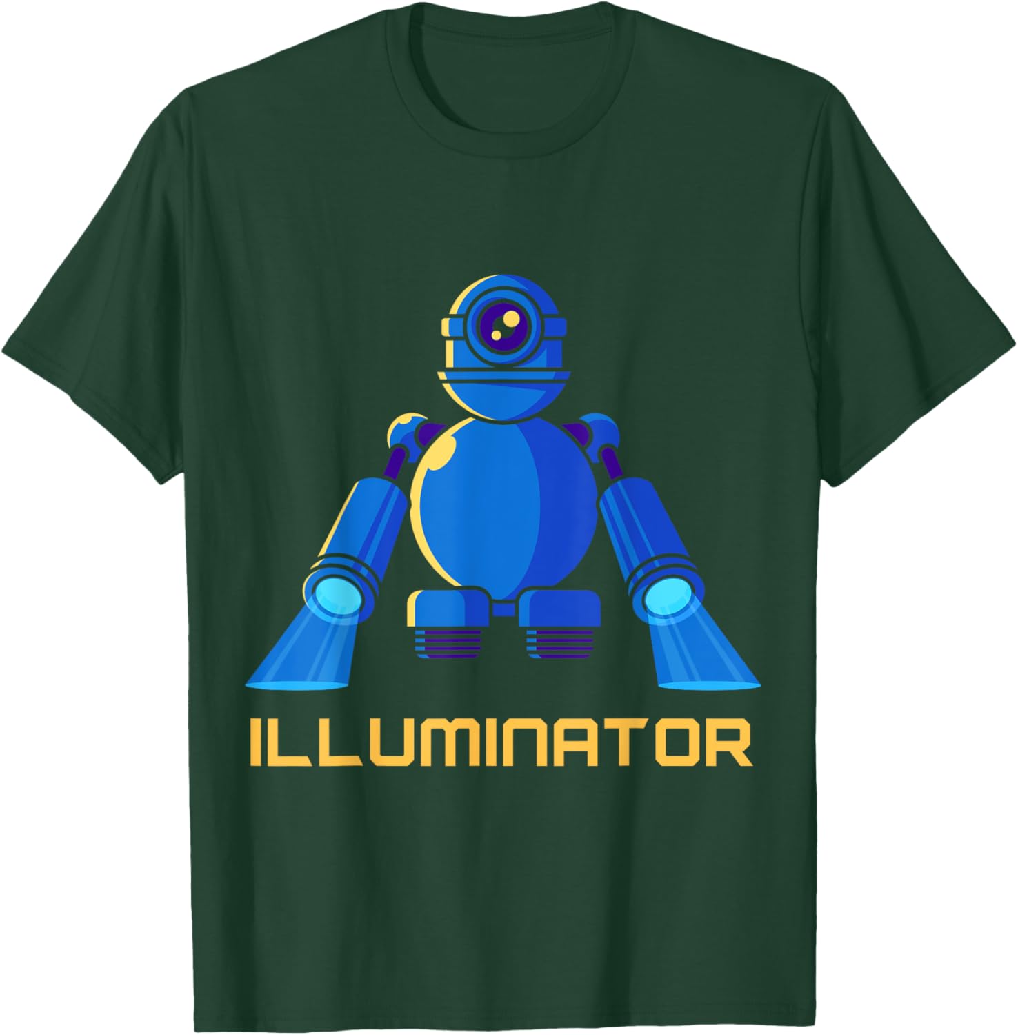 ILLUMINATOR MOVING LIGHT Theatre Lighting Technician Stage T-Shirt - T-Shirt | Forest