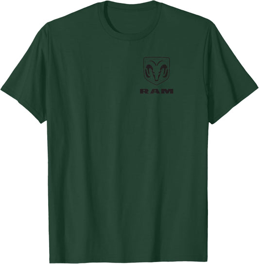 RAM Trucks An American Tradition (Front/Back Print) T-Shirt - T-Shirt | Forest