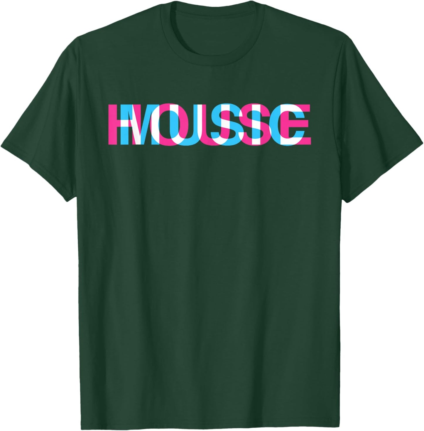 House Music Glitch Optical Illusion - EDM Rave DJ Small T-Shirt - T-Shirt | Forest