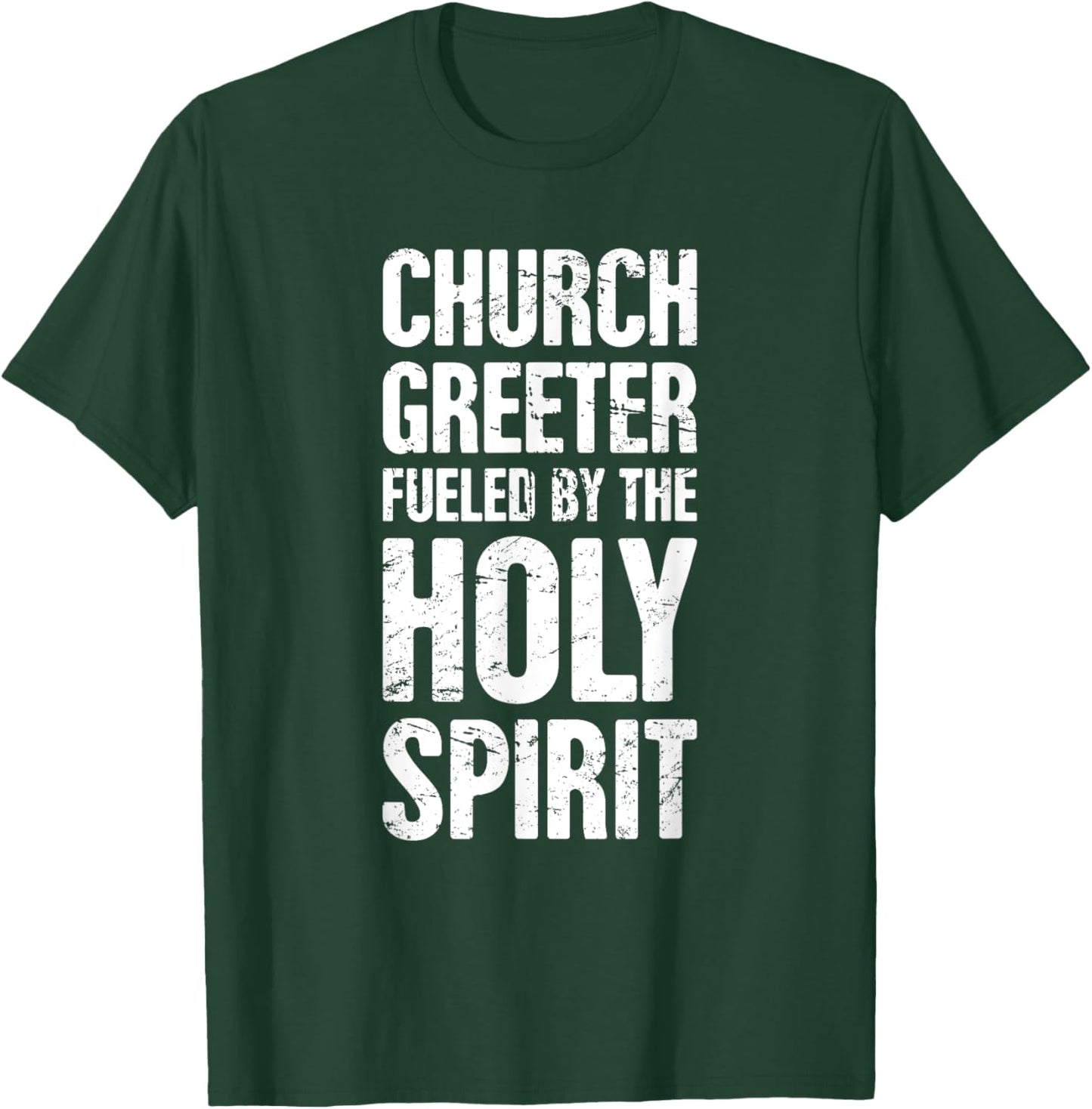 Church Greeter, Christian Church Greeter T-Shirt - T-Shirt | Forest