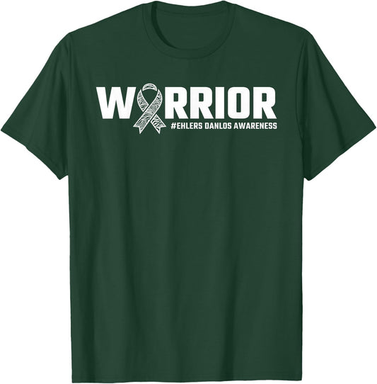 Eds Awareness, Warrior, Ehlers Danlos Syndrome T-Shirt - T-Shirt | Forest