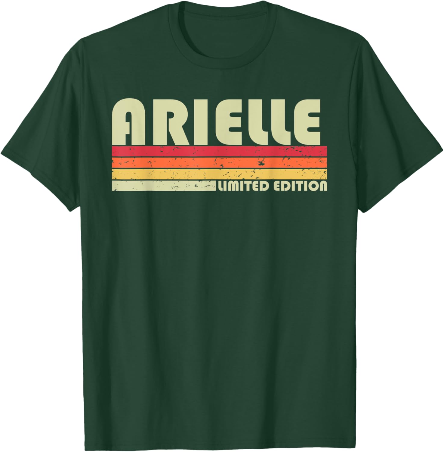 ARIELLE Name Personalized Retro Vintage 80s 90s Birthday T-Shirt - T-Shirt | Forest