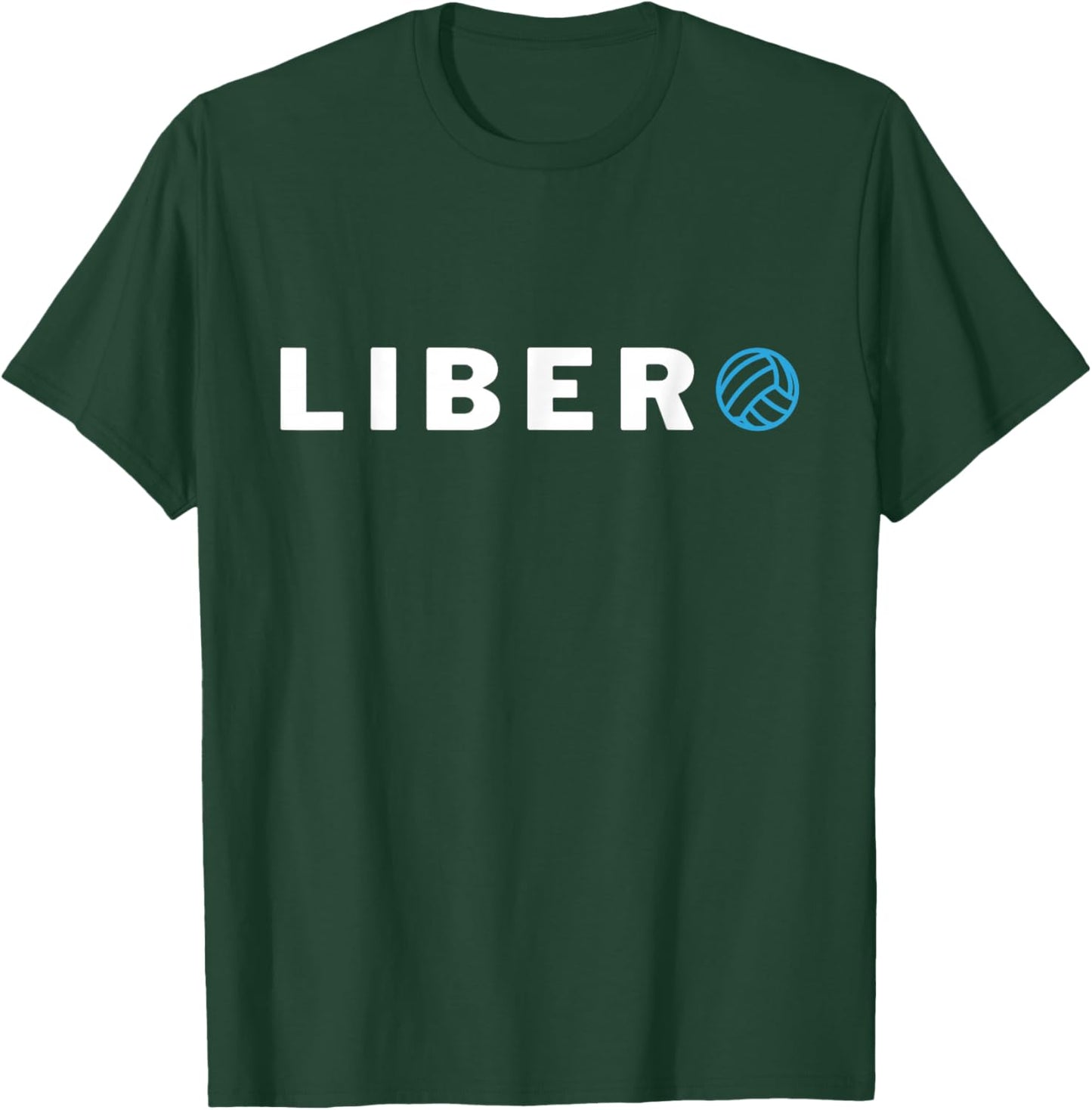 Libero Volleyball Defensive Player Passer Passing Graphic T-Shirt - T-Shirt | Forest