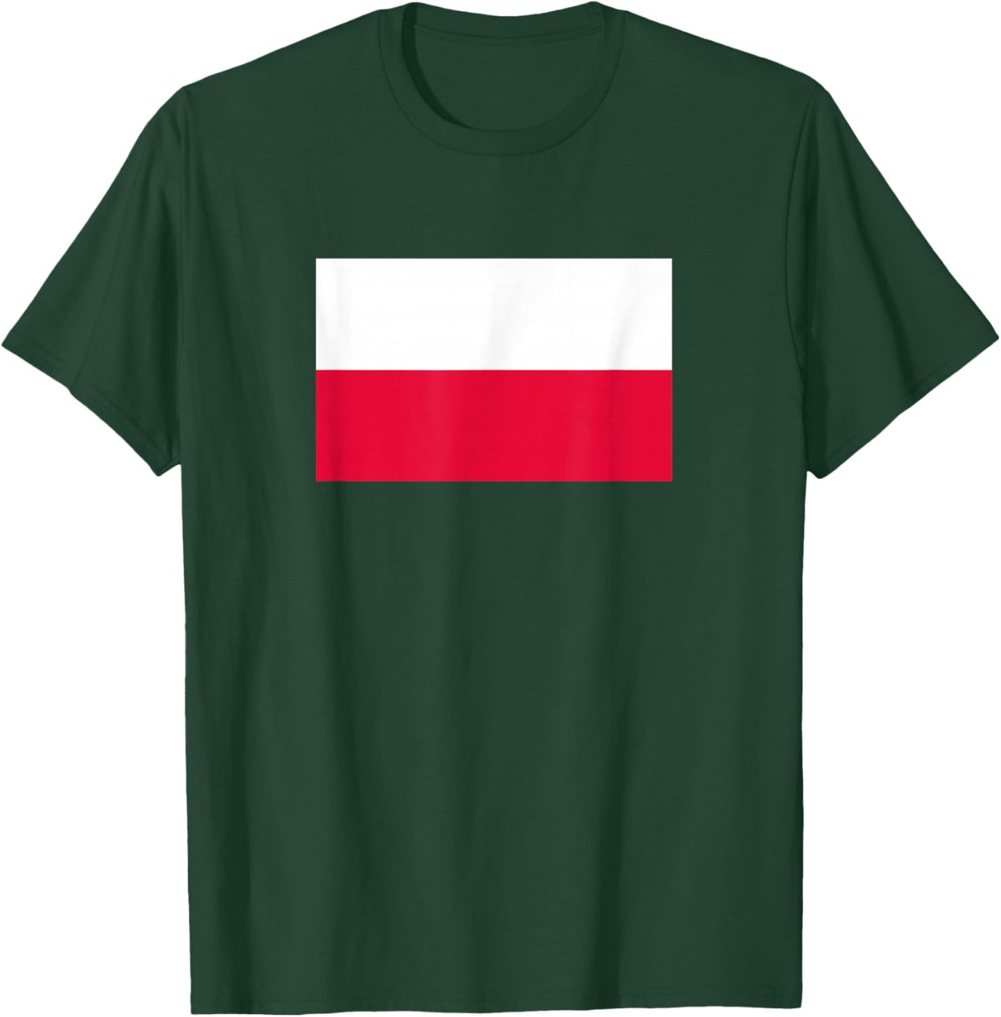 Poland Flag Cool Polska Flaga Polish Flags Women Men T-Shirt - T-Shirt | Forest