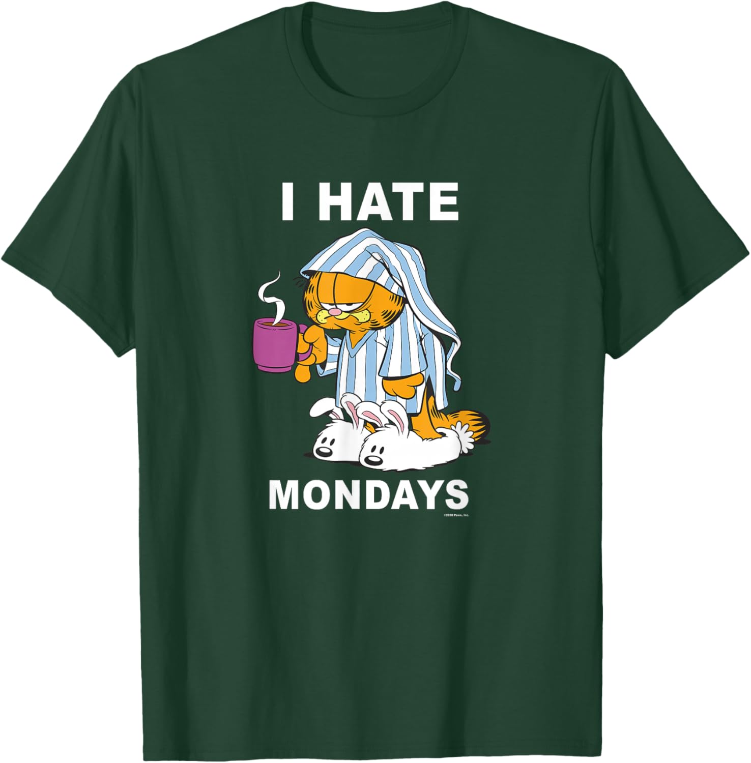Garfield I Hate Mondays Coffee Garfield T-Shirt - T-Shirt | Forest