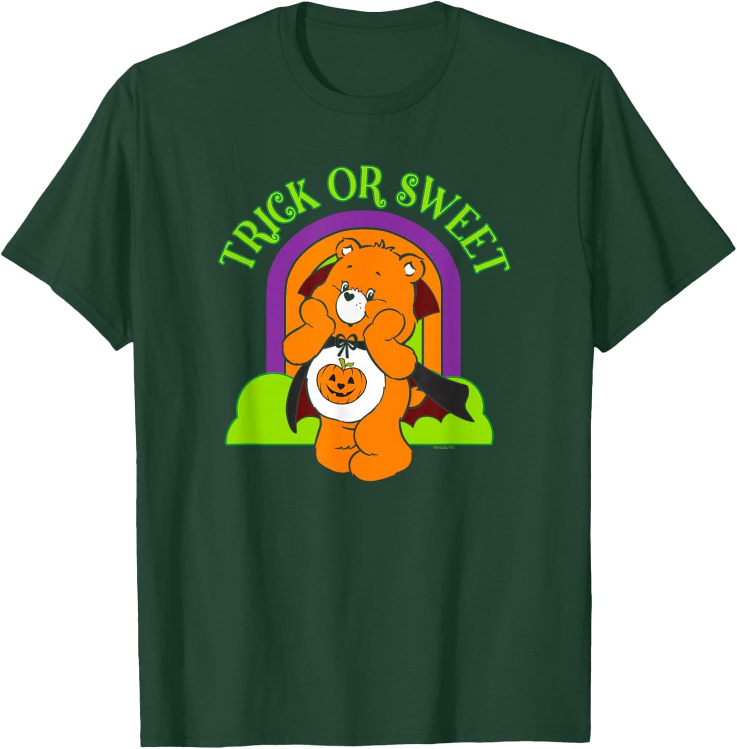 Care Bears Halloween Trick Or Sweet Vintage Bear Poster T-Shirt - T-Shirt | Forest