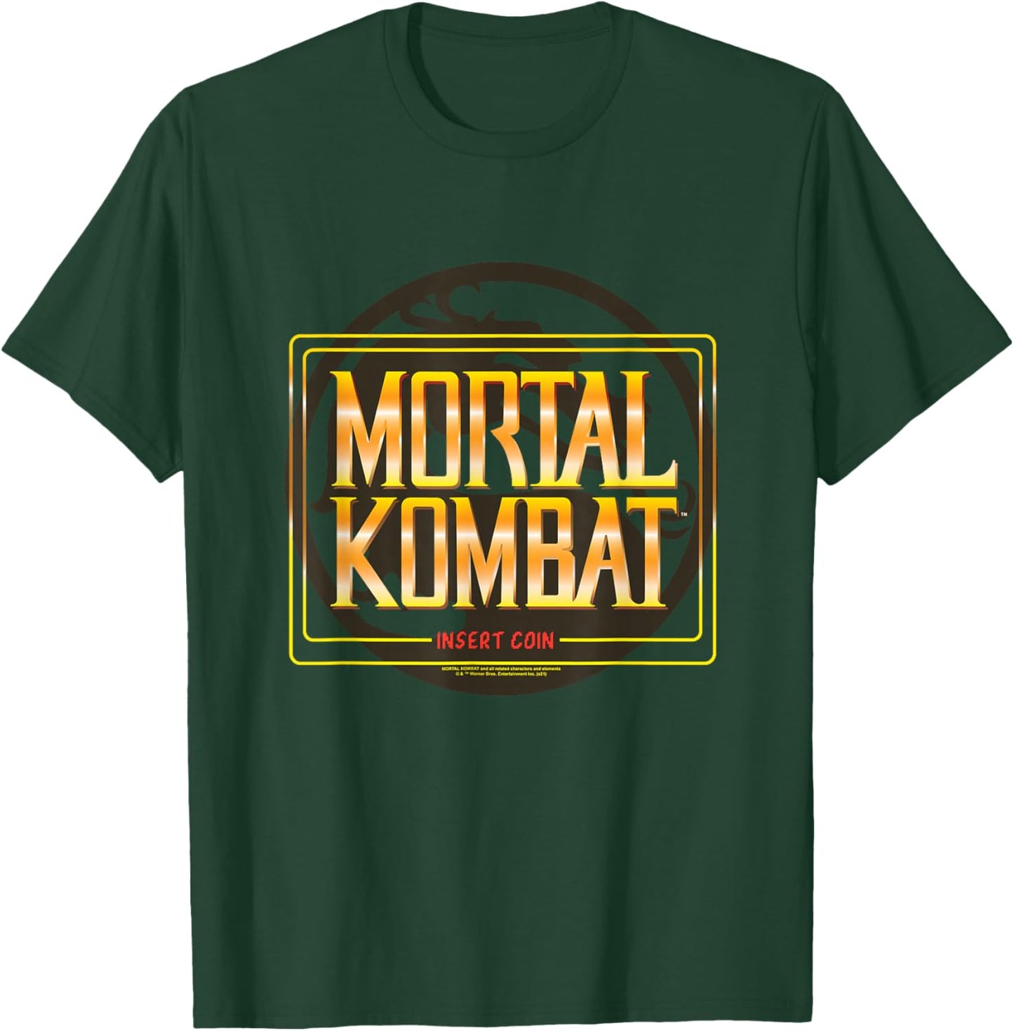 Mortal Kombat Classic Insert Coin T-Shirt - T-Shirt | Forest