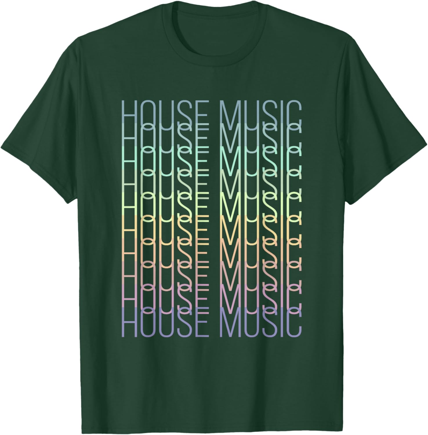 House Music - Techno EDM Music DJ Rave Party Festival T-Shirt - T-Shirt | Forest