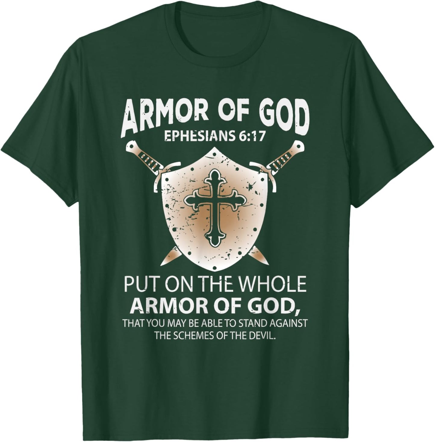 The Full Armor Of God - Ephesians 6:17 T-Shirt - T-Shirt | Forest