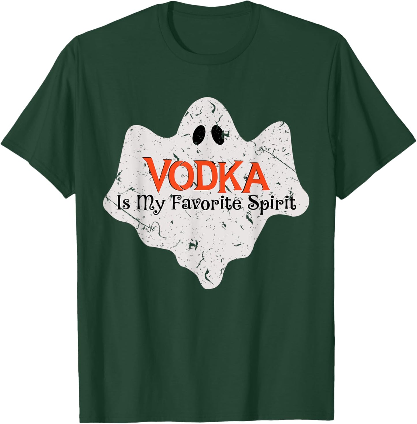 My Favorite Spirit Is Vodka Shirt Funny Halloween Costume T-Shirt - T-Shirt | Forest