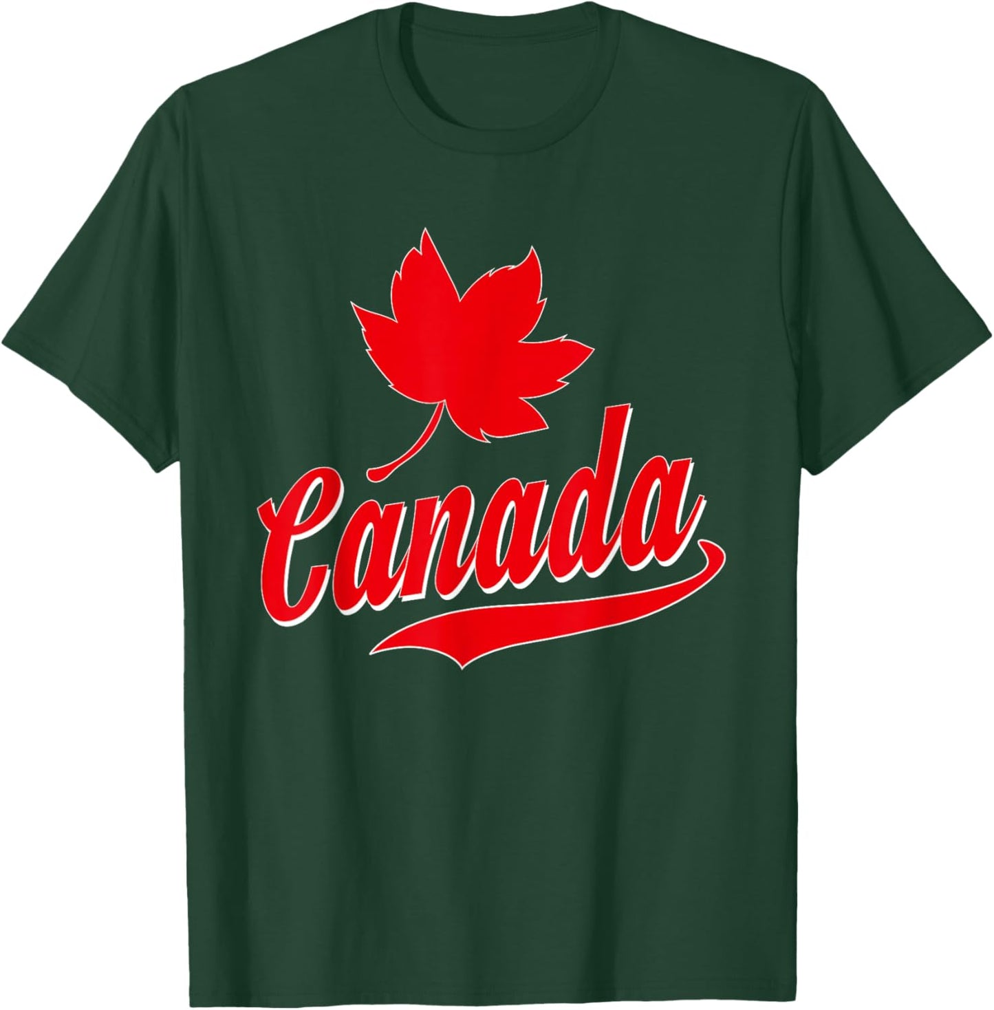 Canadian Canadian Maple Leaf Canada T-Shirt - T-Shirt | Forest