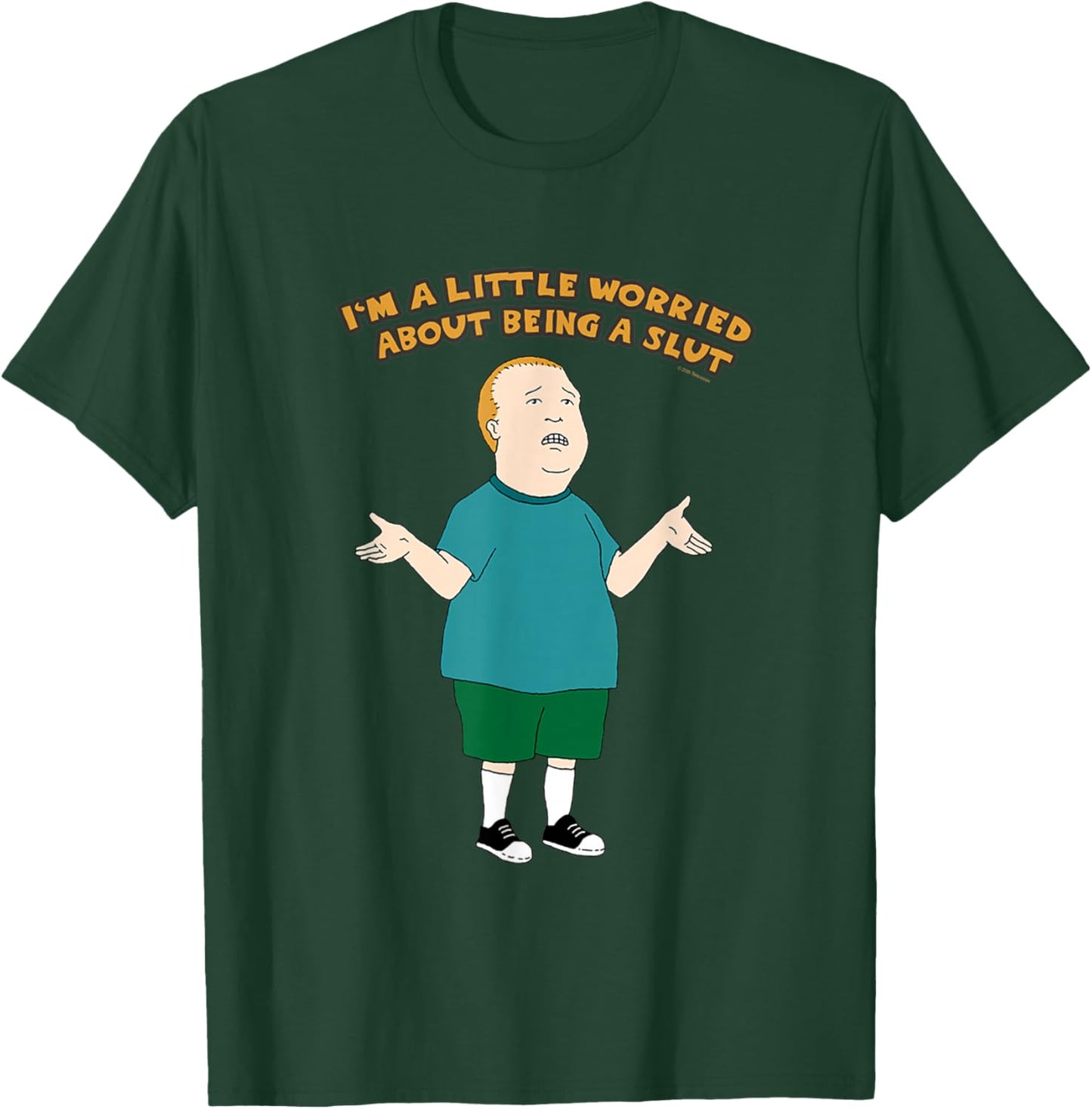 King of The Hill Bobby A Little Worried T-Shirt - T-Shirt | Forest