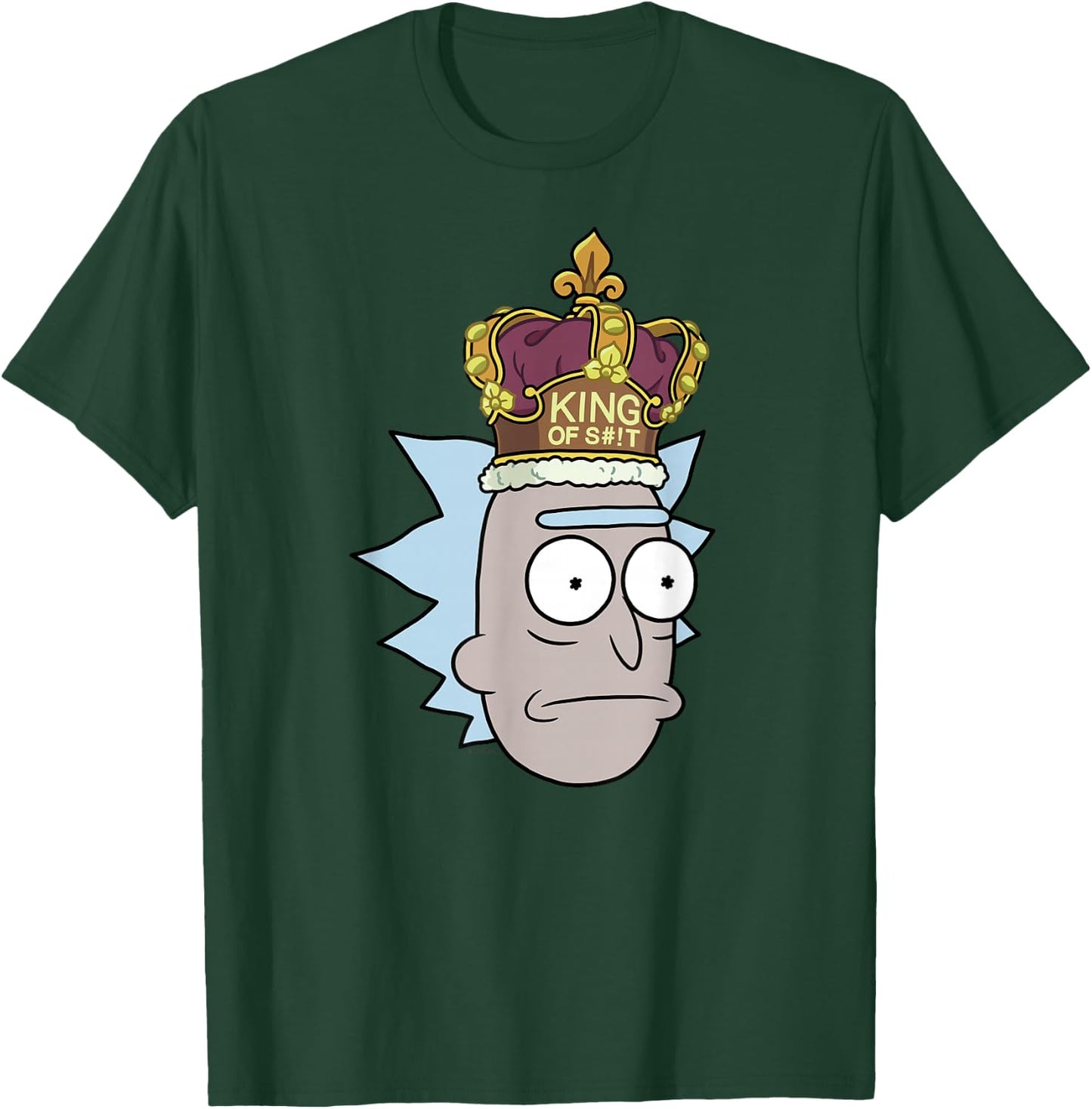 Rick and Morty King Adult Cartoon Fashion T-Shirt - T-Shirt | Forest