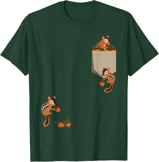 Cute Climbing Squirrels - Rodent Squirrel Lover Animal T-Shirt - T-Shirt | Forest