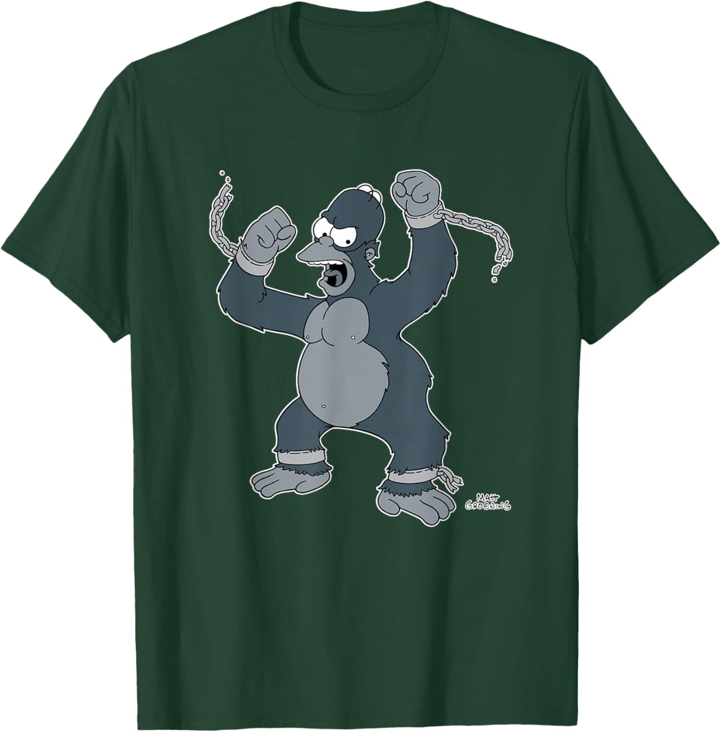 The Simpsons Treehouse of Horror Homer King Kong T-Shirt - T-Shirt | Forest