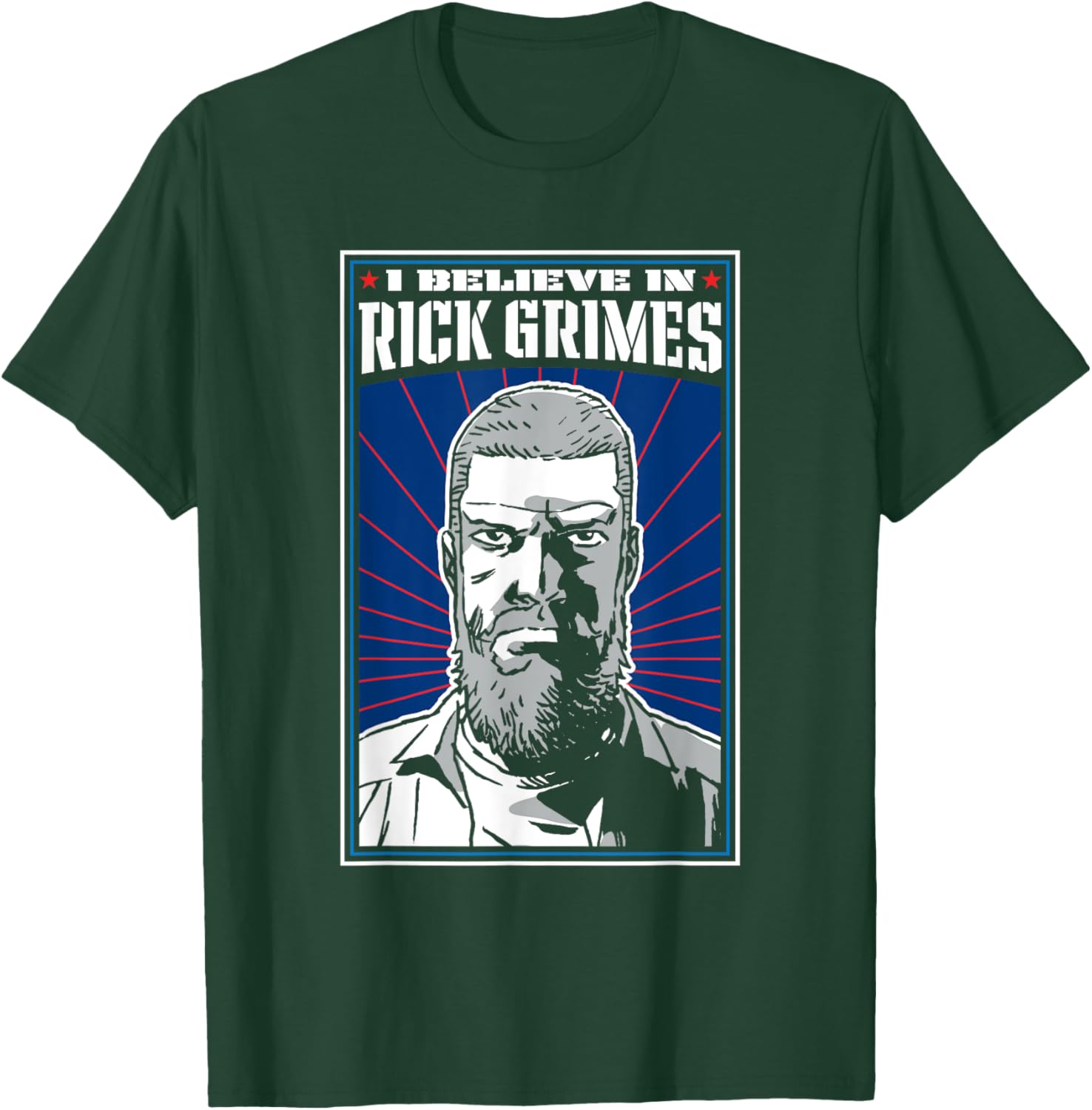 The Walking Dead's I Believe In Rick Grimes T-Shirt - T-Shirt | Forest