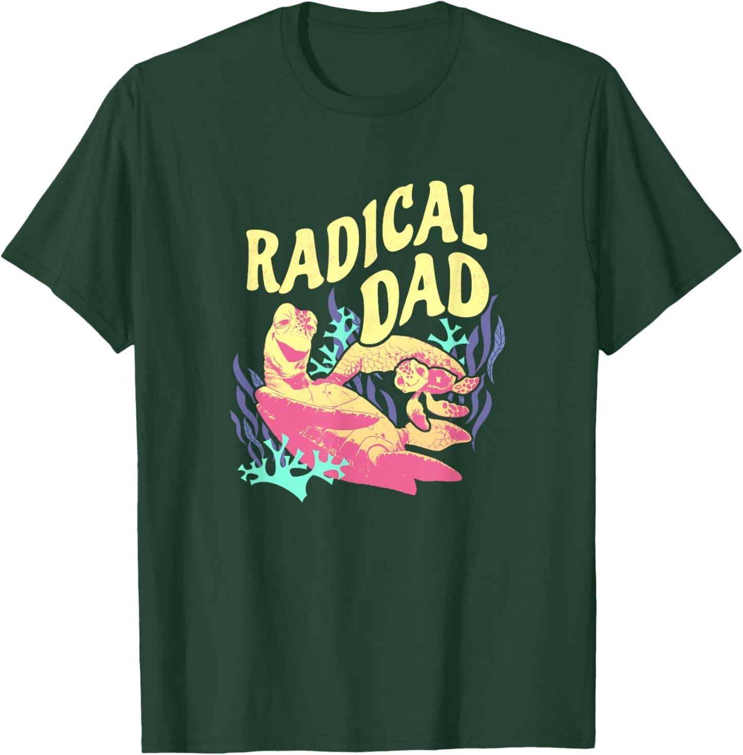 Disney Pixar Finding Nemo Father's Day Crush & Squirt Duo T-Shirt - T-Shirt | Forest
