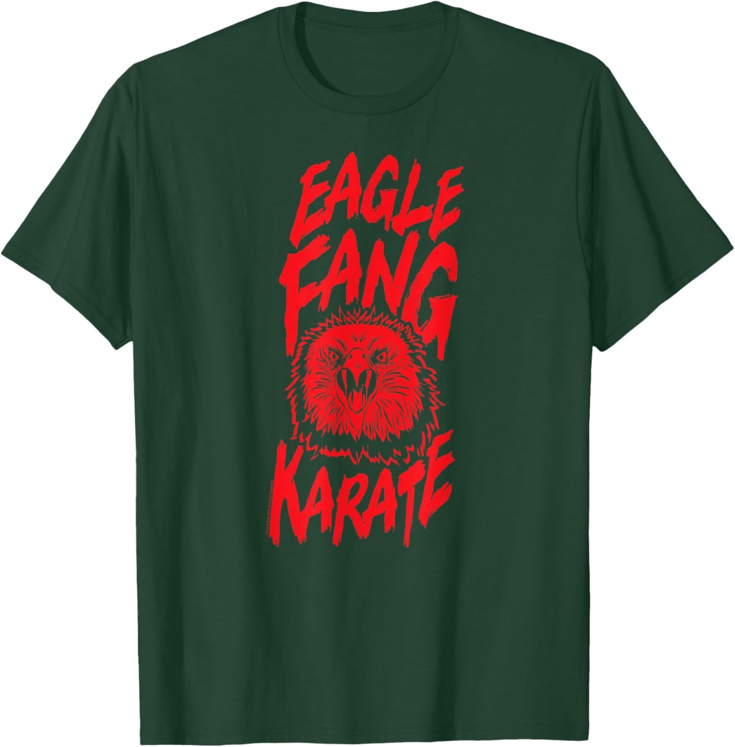 Cobra Kai Eagle Fang Scratch Logo T-Shirt - T-Shirt | Forest