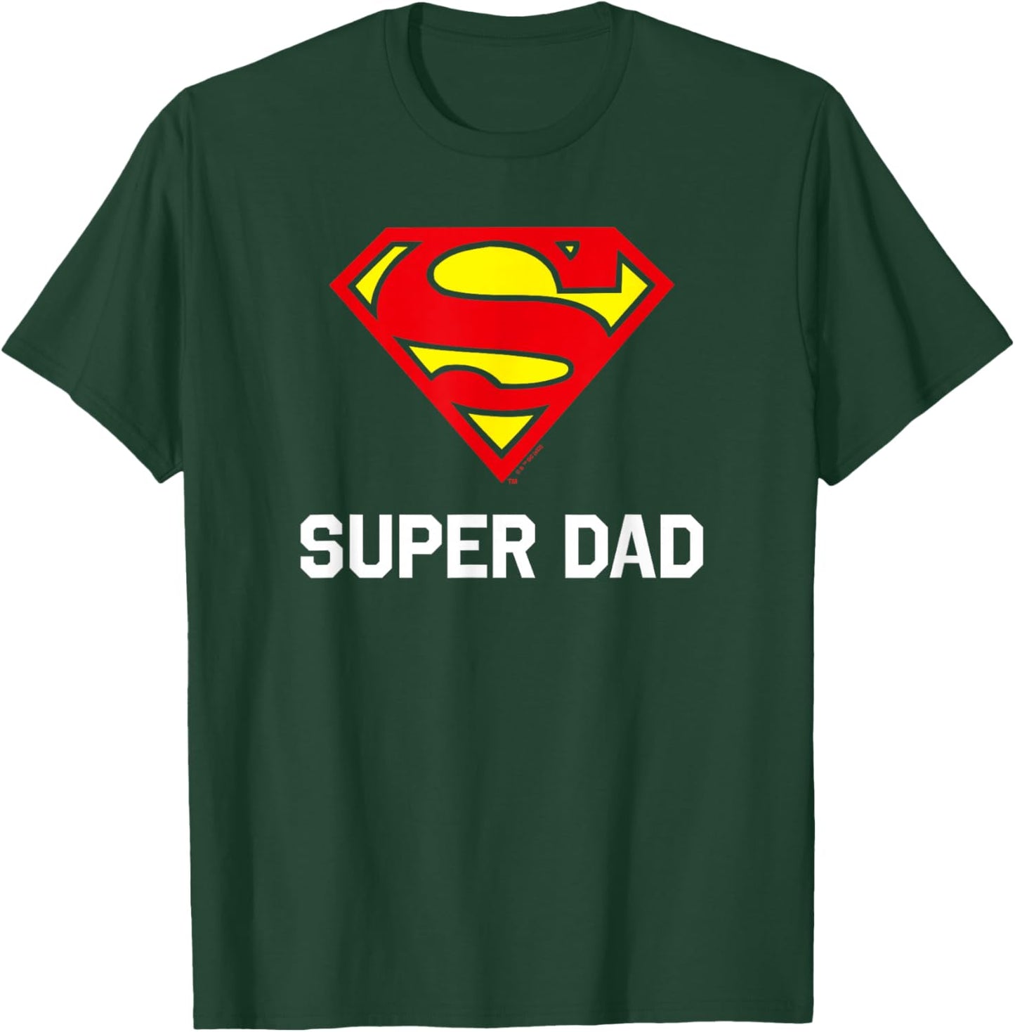 DC Comics Superman Father's Day Super Dad Logo T-Shirt - T-Shirt | Forest