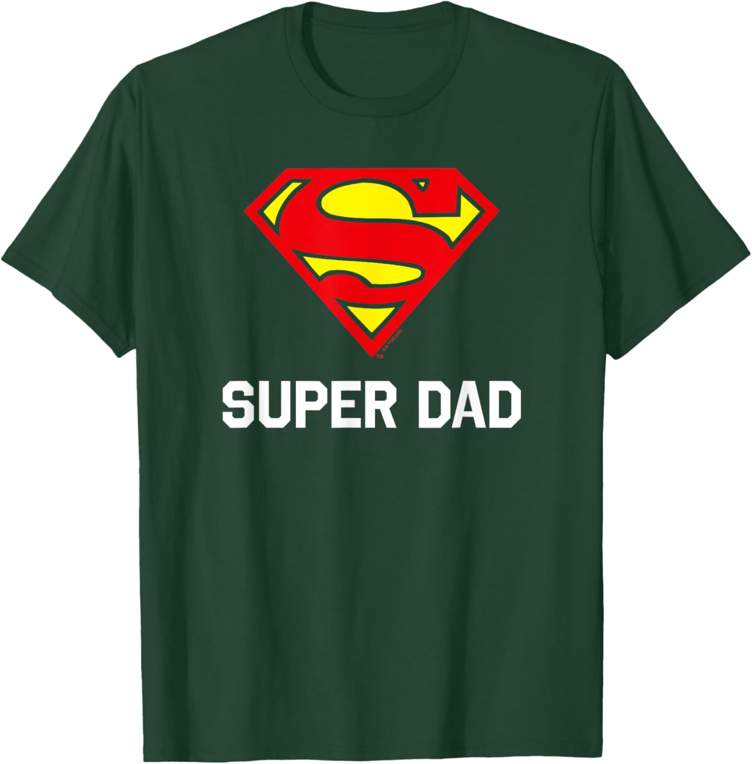 DC Comics Superman Father's Day Super Dad Logo T-Shirt - T-Shirt | Forest