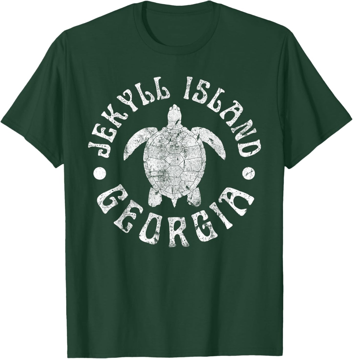 Jekyll Island Georgia Beach Sea Turtle Summer Vacation Men Women Girls Kids T-Shirt - T-Shirt | Forest