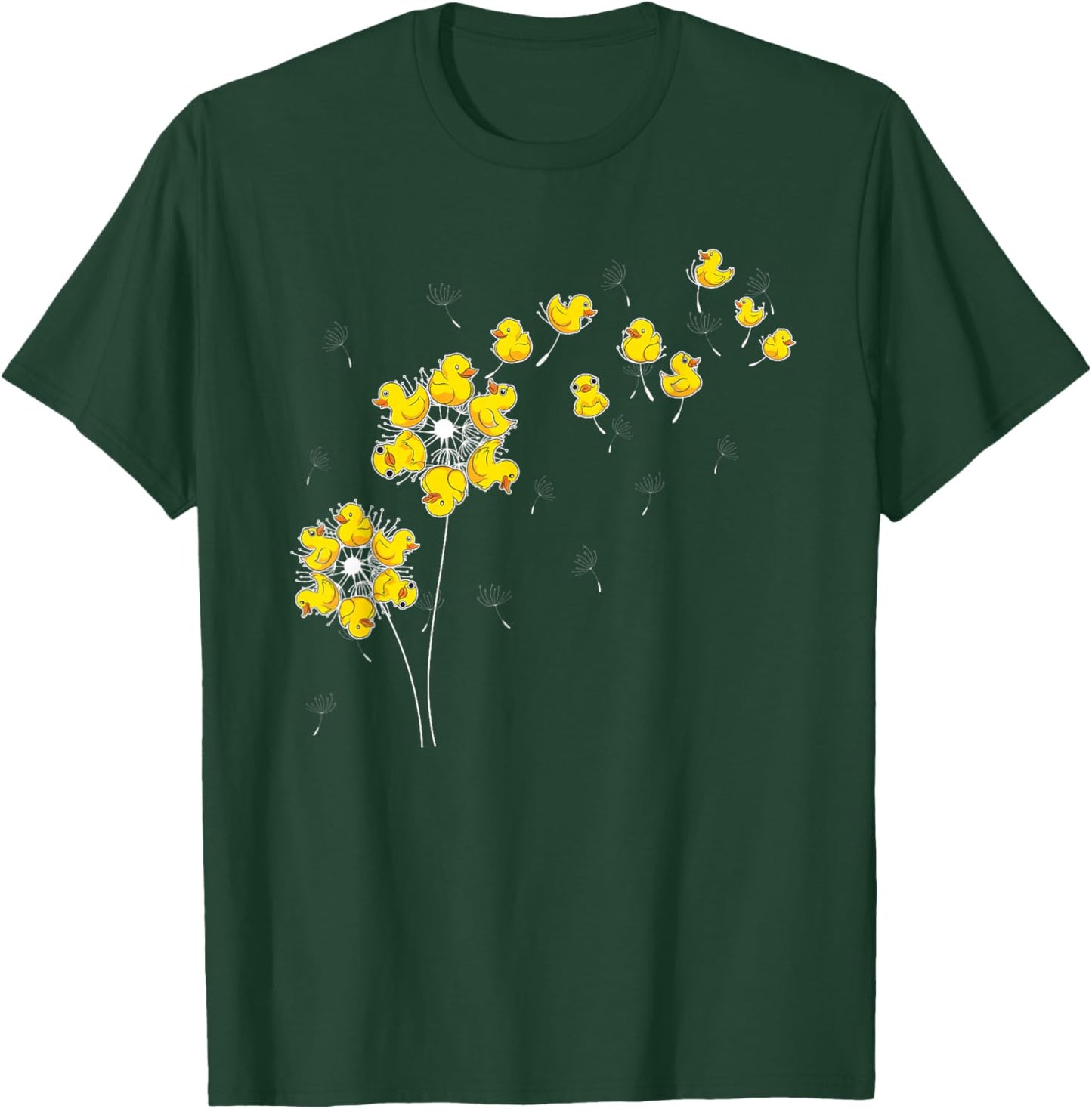 Rubber Duck, Dandelion, Squeaky Duck T-Shirt - T-Shirt | Forest